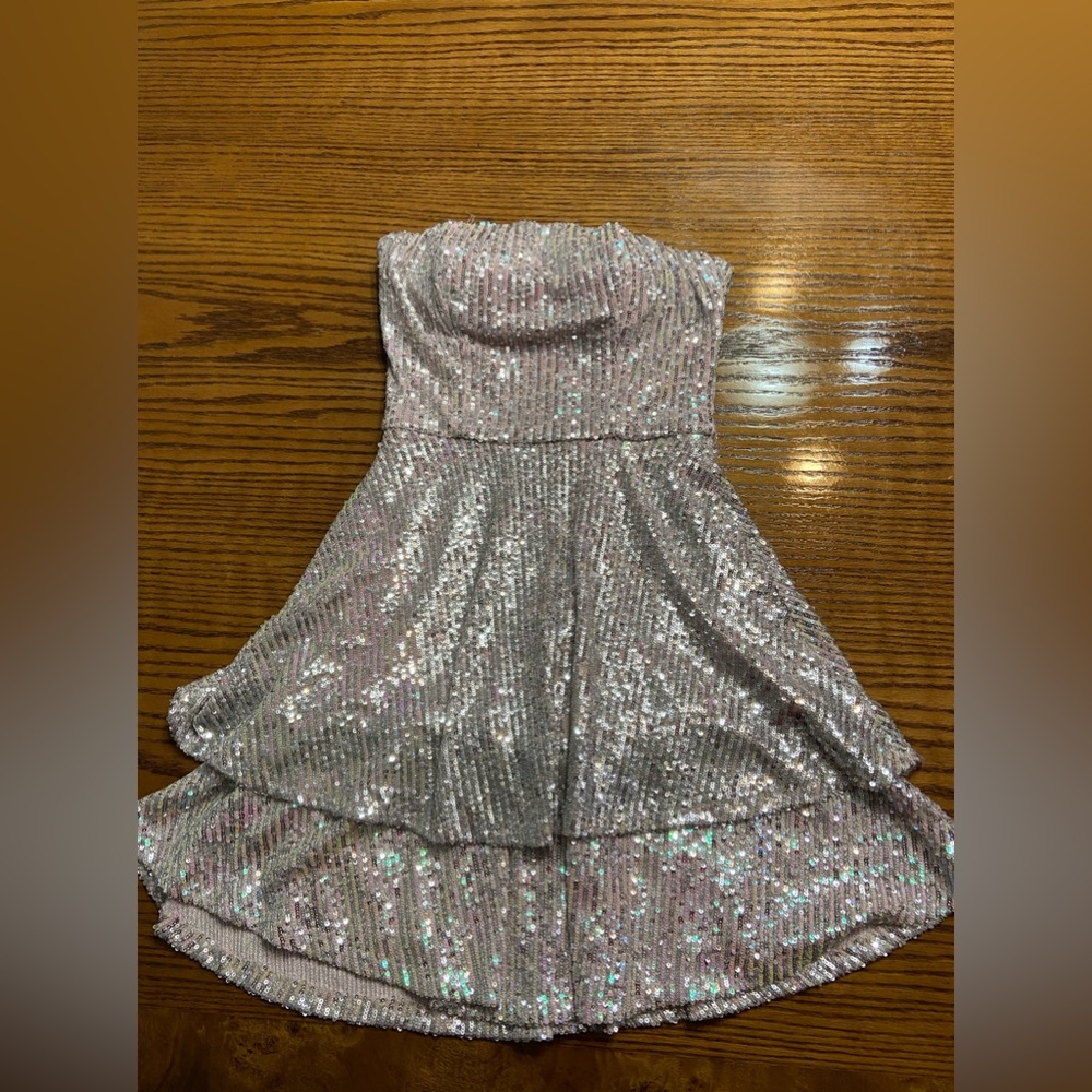 B.Darlin strapless dress